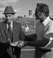 Paul Brown and Don Shula